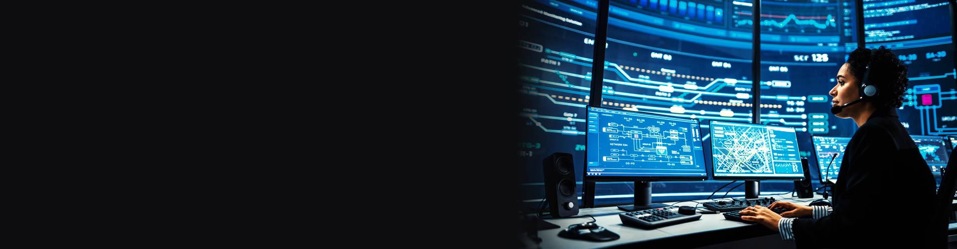 Modern Utilities Control Room