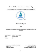 Common Criteria Evaluation and Validation Scheme Report
