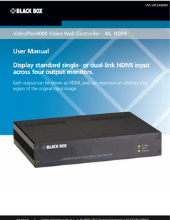 VideoPlex4000 manual