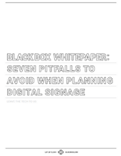 Seven Pitfalls to Avoid When Planning Digital Signage