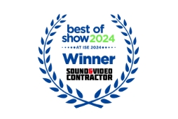 Sound Video Contractor - Best of Show at ISE 2024 2
